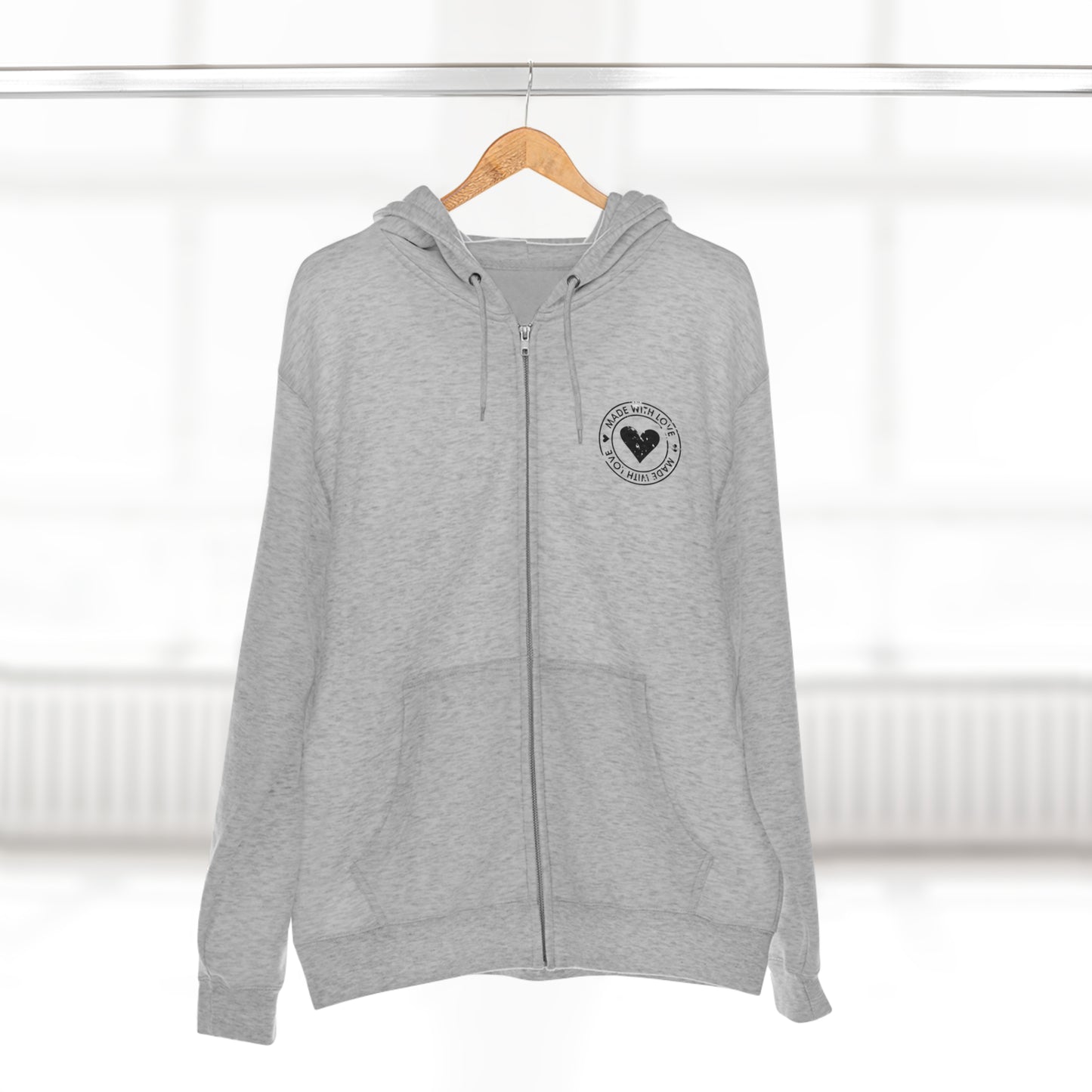 Made With Love Full Zip Hoodie