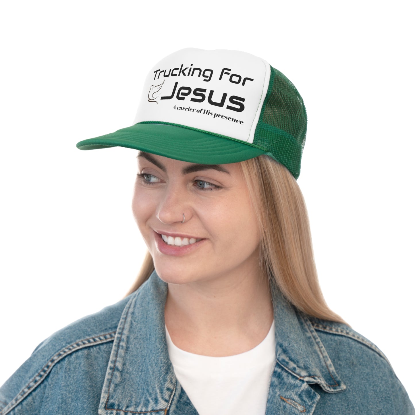 Trucking for Jesus Trucker Caps