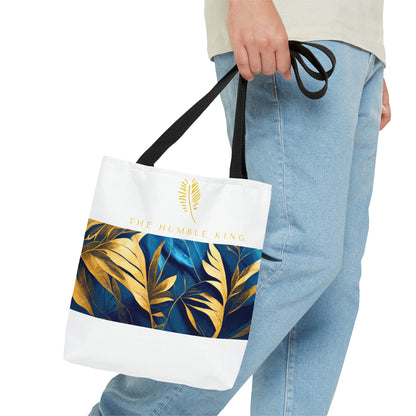 The Humble King (gold logo) Tote Bag (AOP)