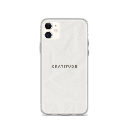 Gratitude - Clear Case for iPhone®