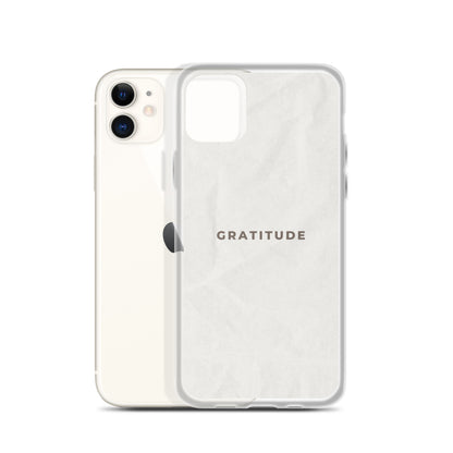 Gratitude - Clear Case for iPhone®