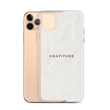 Gratitude - Clear Case for iPhone®