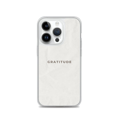 Gratitude - Clear Case for iPhone®