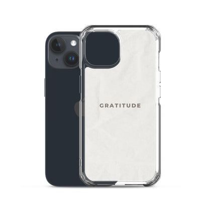 Gratitude - Clear Case for iPhone®