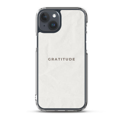 Gratitude - Clear Case for iPhone®