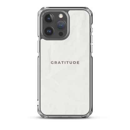 Gratitude - Clear Case for iPhone®