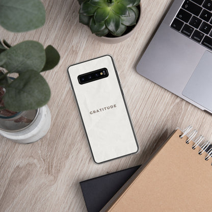 Gratitude - Clear Case for Samsung®