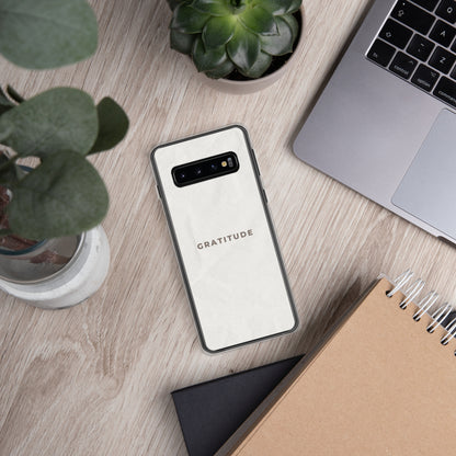 Gratitude - Clear Case for Samsung®