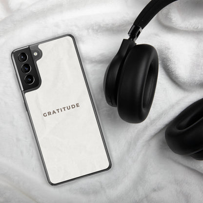 Gratitude - Clear Case for Samsung®