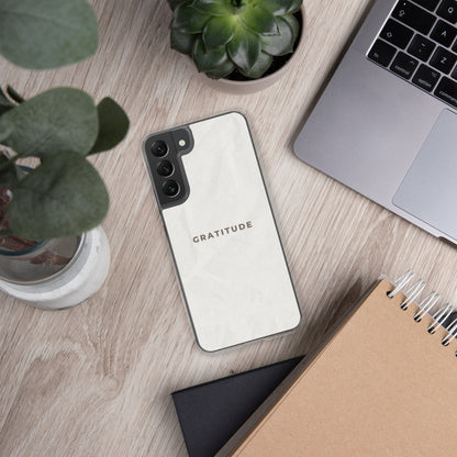 Gratitude - Clear Case for Samsung®