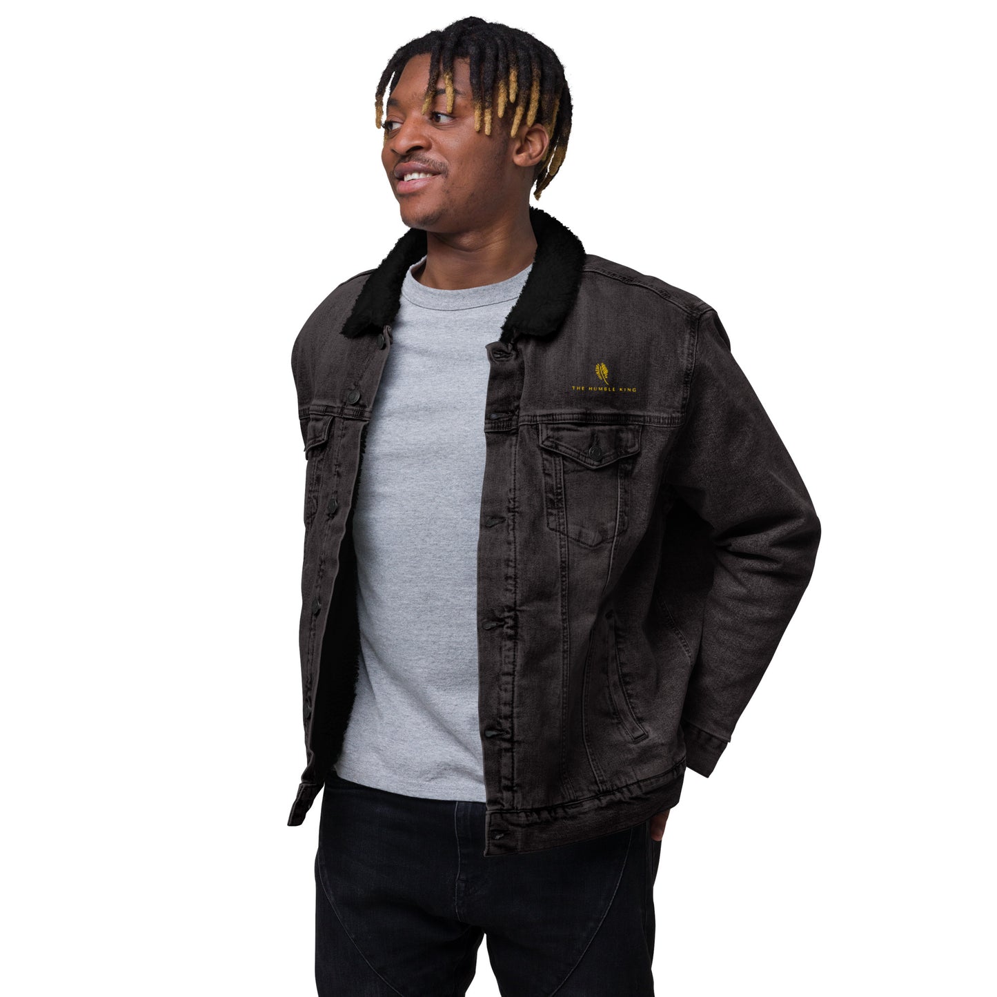 Faith over Fear denim jacket